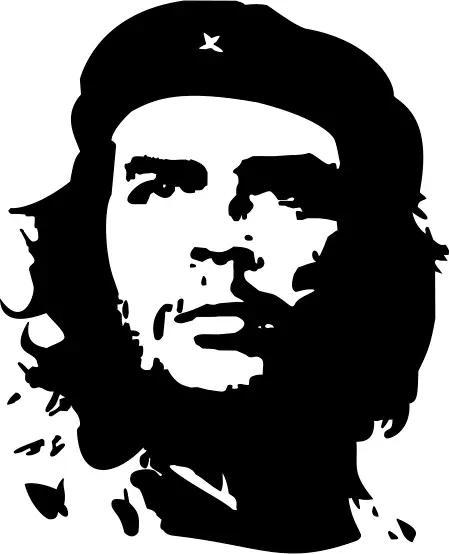 Che Guevara portrait vector image