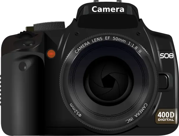 DSLR Camera camera vector illustration