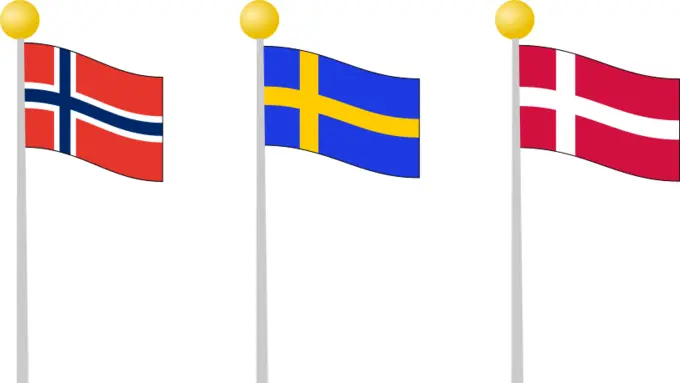 Scandinavian flags