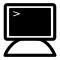 KDE default prompt window vector image
