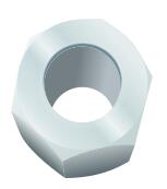 Hexagonal nut vector image