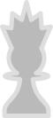 Vector drawing of light chess figure queen
