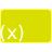 Yellow function icon vector drawing