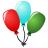 Vector clip art of birthday party decoration