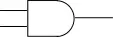 Vector graphics of "gate" electronic logic symbol