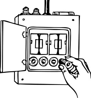 Using the fuse box vector illustration