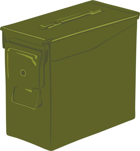 Ammo can vector graphics