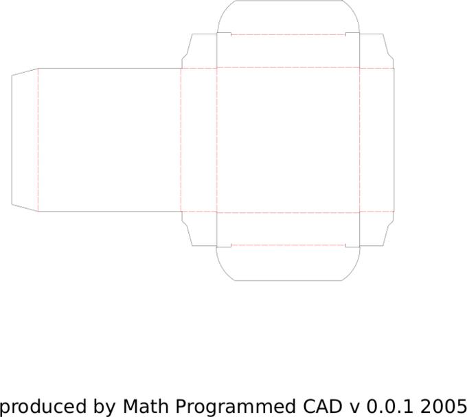 Shoe box cutout template vector image
