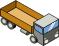 Cargo truck vector graphics