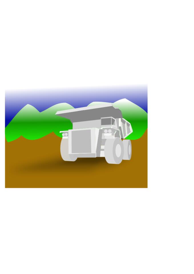 Dump truck vector illustration