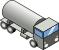 Grey cistern vector illustration