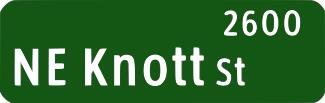 Vector graphics of federal standard style street sign