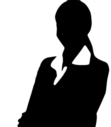 Professional woman standing vector image