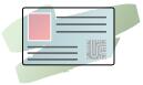 Smartcard with chip vector image