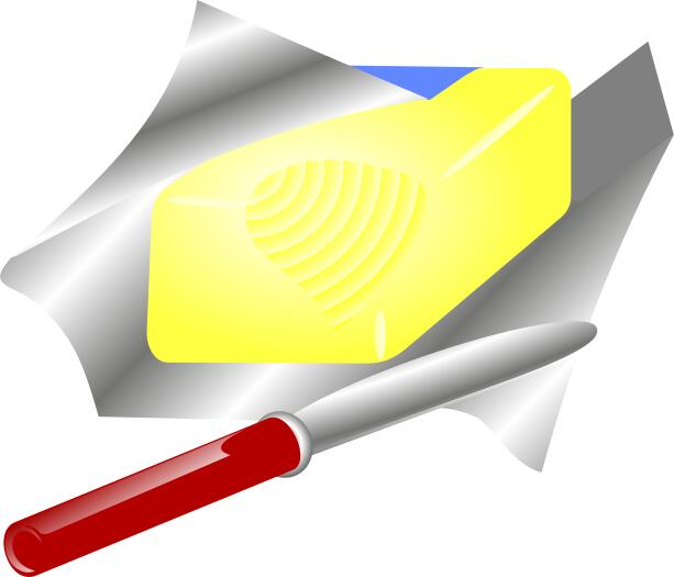 Butter serving vector image