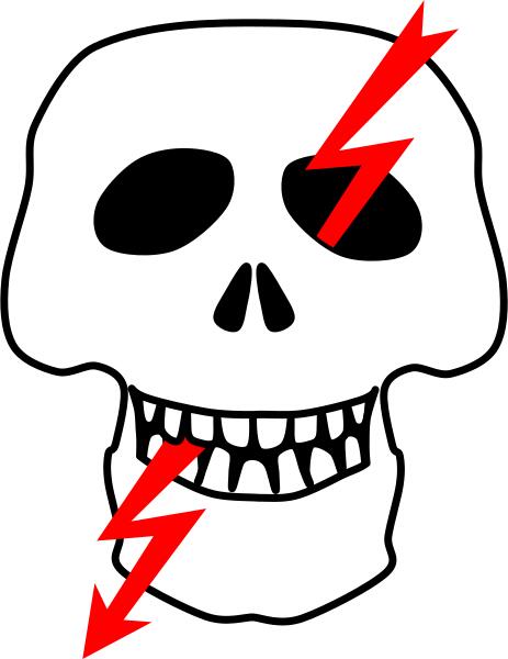 High voltage danger sign in Russia vector image
