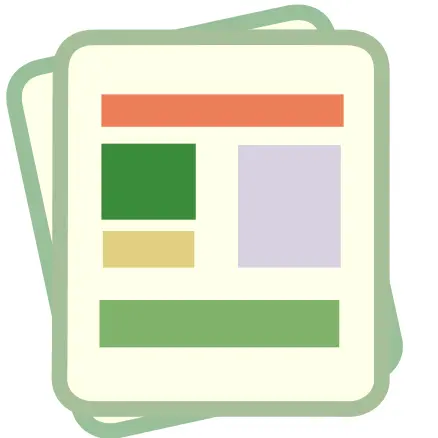 Pastel colored smartphone icon for finance document vector image