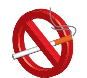 No Smoking 3D icon vector clip art