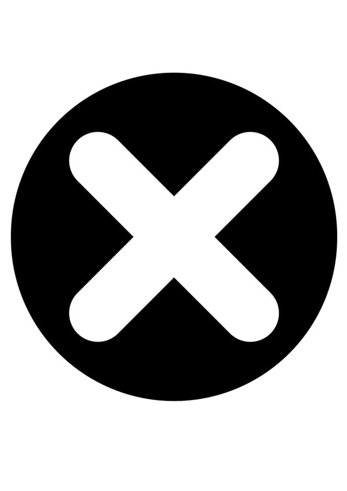 Close x button vector graphics