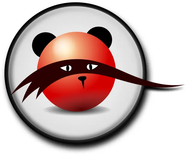 Mystic bear icon vector clip art