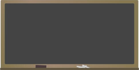 Blank blackboard vector image