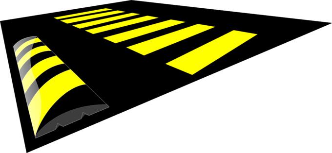 Speed bump vector graphics