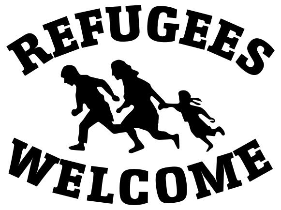 Refugees Welcome Vector Decal