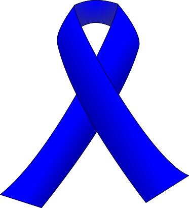 Blue ribbon vector clip art
