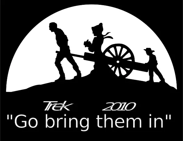 Pioneer trek logo vector image