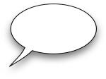 Cartoon speech bubble vector image