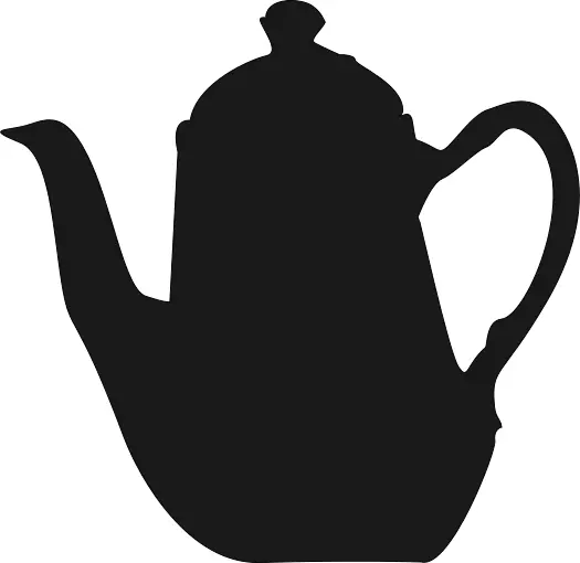 Tea pot vector drawing