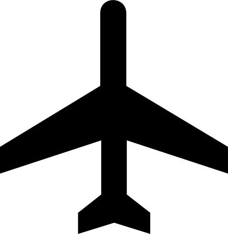 AIGA airport sign vector image
