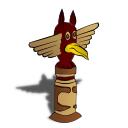 Totem RPG map symbol vector image
