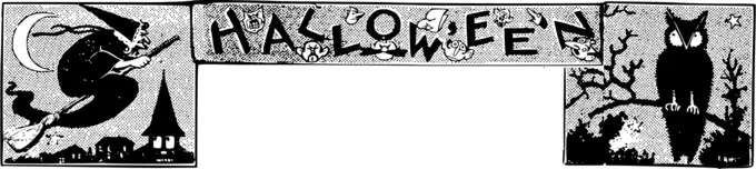 Vector illustration of Halloween decorative banner