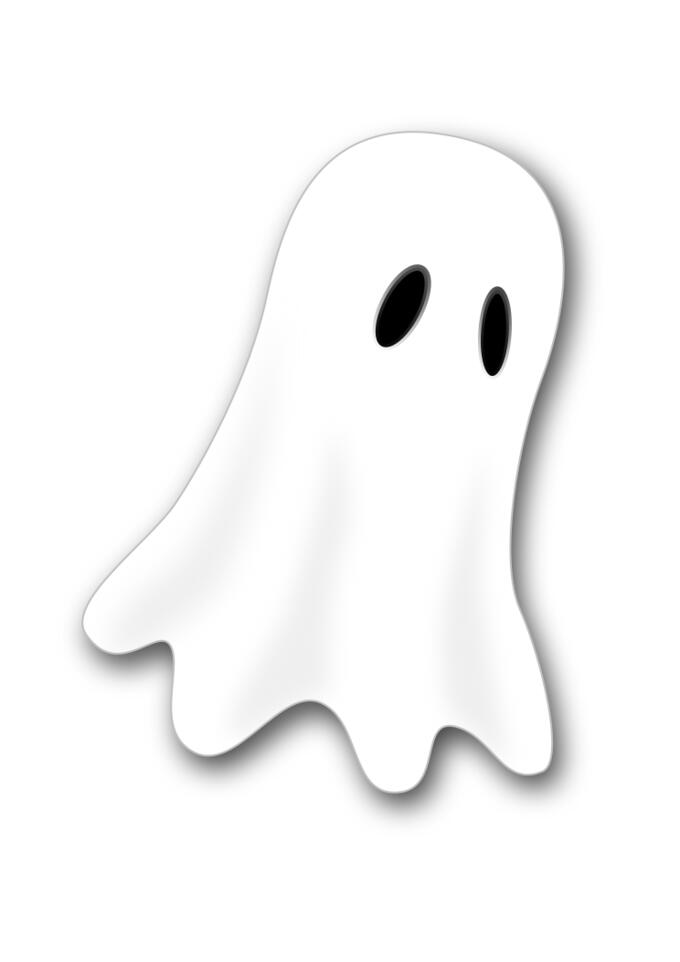 Ghost mask vector image