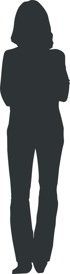 Woman silhouette vector graphics