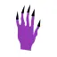 Halloween nails vector illustration