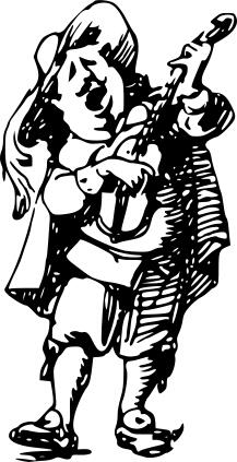 Cyrano de Bergerac vector drawing