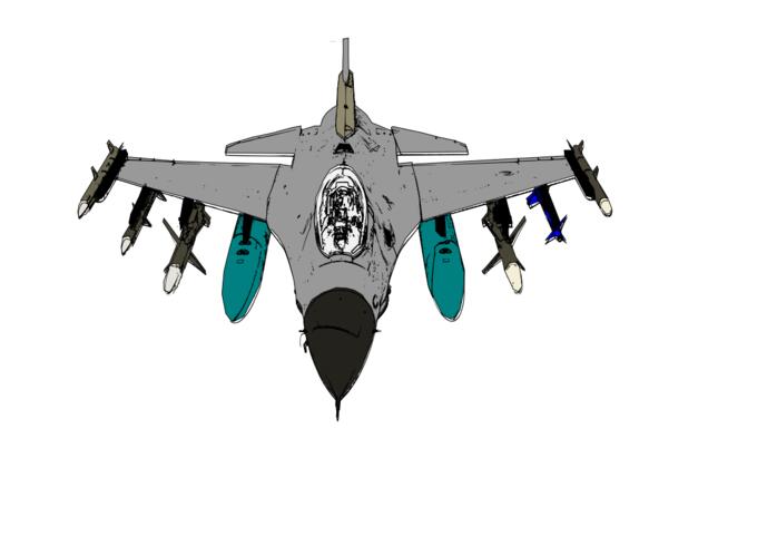 Bomber plane vector illustration