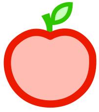 Apple icon vector graphics