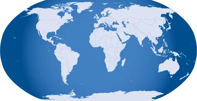 World map vector image