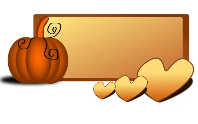 Fall border vector image