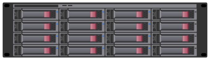 Generic disk array vector graphics