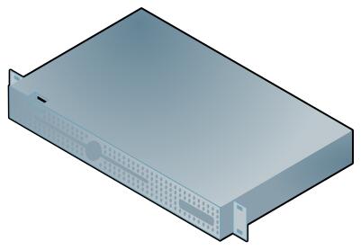 Server computer vector image