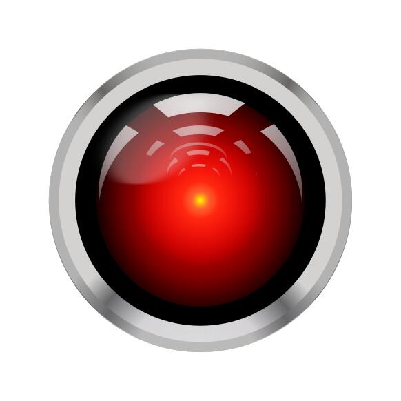 Vector illustration of HAL9000