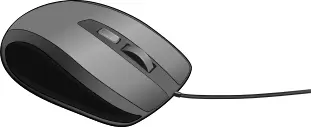 PC mouse vector drawing