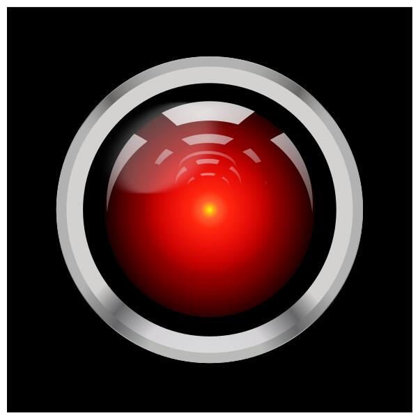 HAL9000 vector drawing