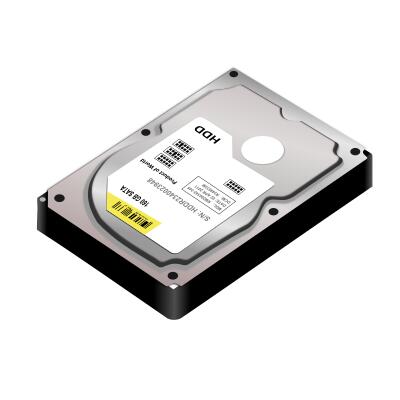 HDD hard disk vector image
