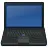 Vector image of front view of laptop