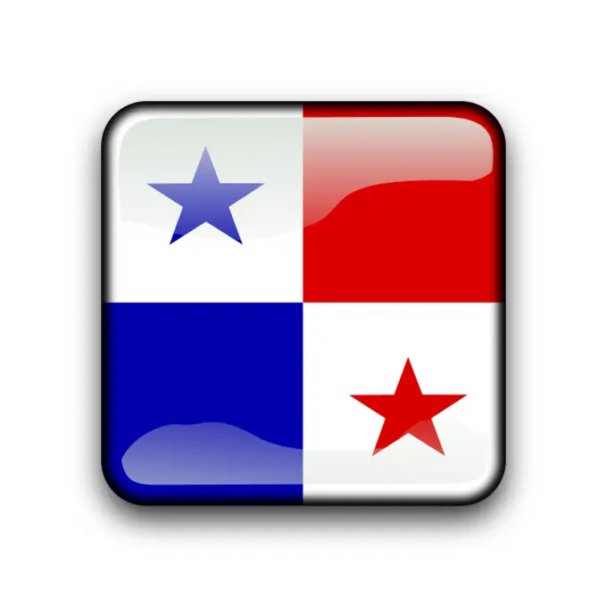 Panama flag vector